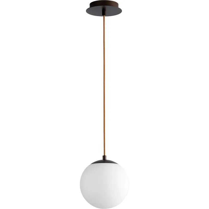 Luna LED 8 inch Oiled Bronze Pendant Ceiling Light in 3000K