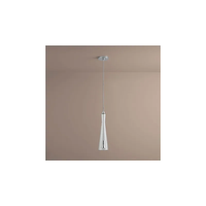 Cornet 1 Light 4.25 inch Polished Chrome Pendant Ceiling Light in 3000K