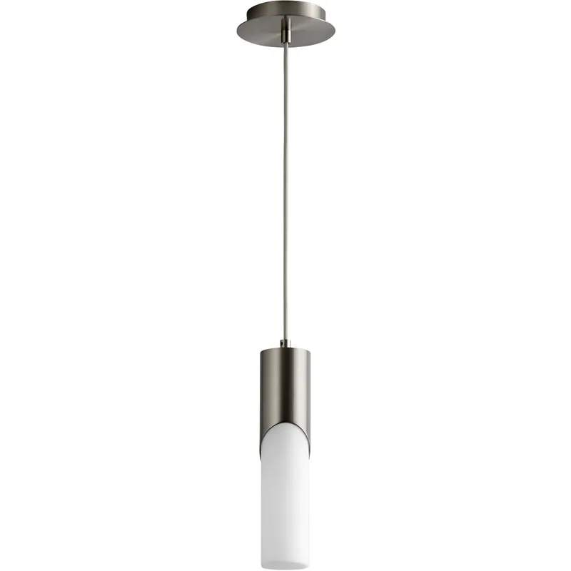 Ellipse LED 3 inch Satin Nickel Pendant Ceiling Light