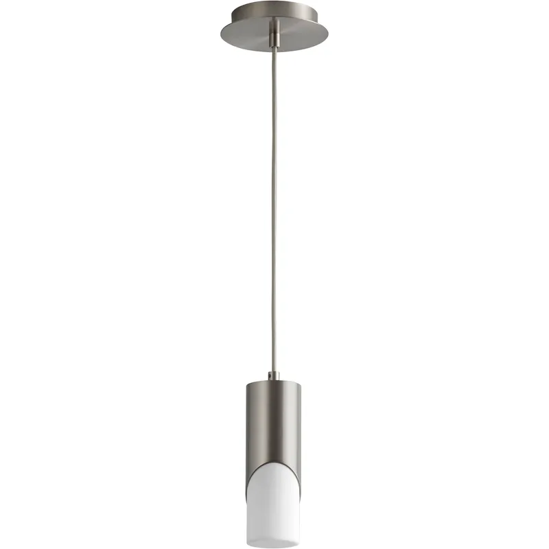 Ellipse LED 3 inch Satin Nickel Pendant Ceiling Light