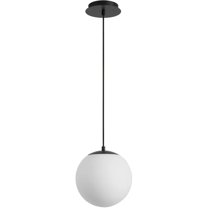Luna 1 Light 10 inch Black Pendant Ceiling Light in 2700K