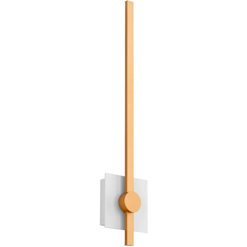 Zora 1 Light 21 inch White/Industrial Brass Sconce Wall Light