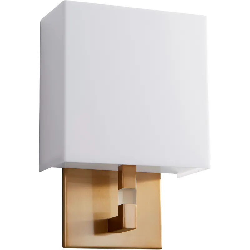 CHAMELEON LED 8 inch Aged Brass Sconce Wall Light