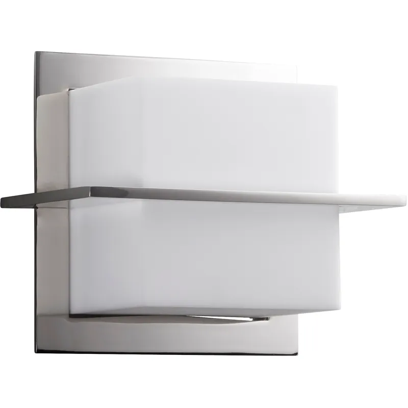 Metrix 1 Light 5.75 inch Polished Nickel Sconce Wall Light