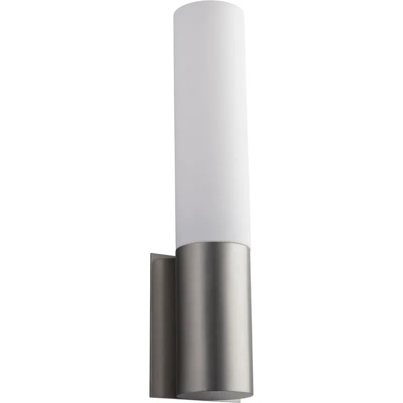 Magnum 1 Light 5 inch Satin Nickel Sconce Wall Light