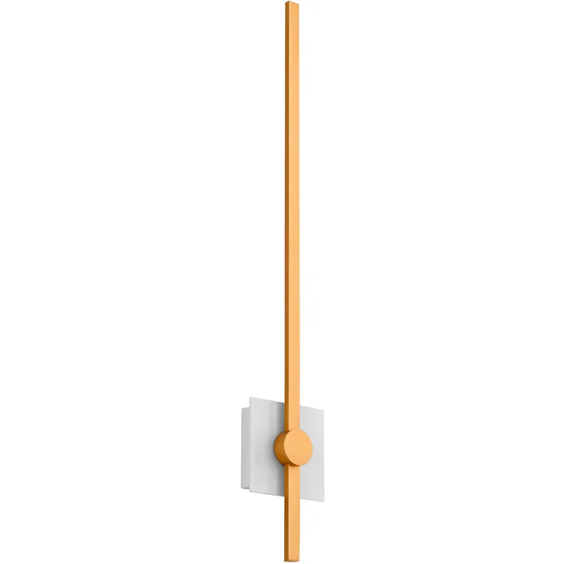 Zora 1 Light 32 inch White/Industrial Brass Sconce Wall Light
