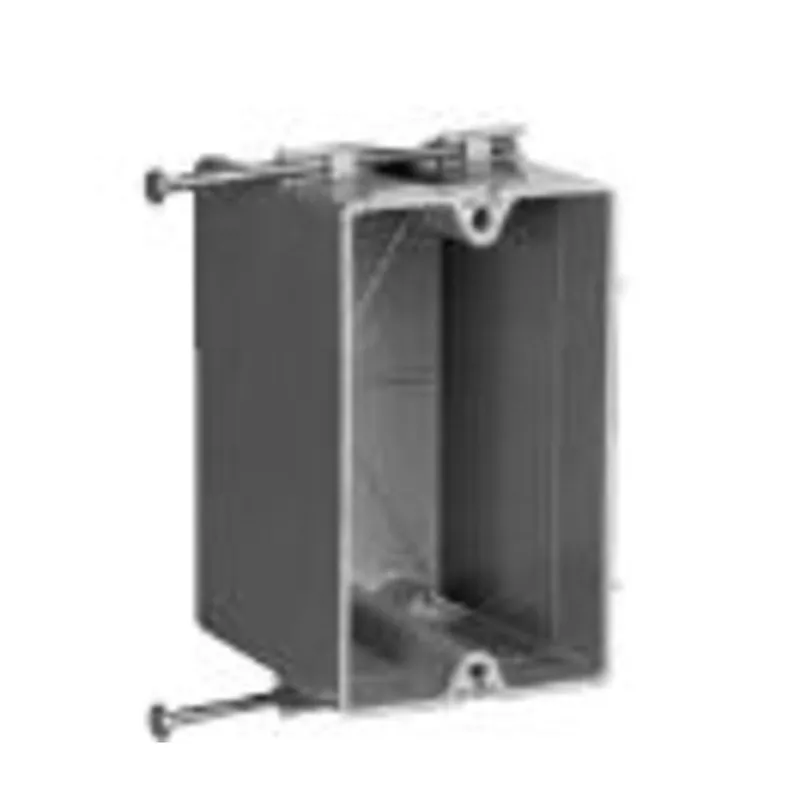 Switch/Outlet Box, 1-Gang, Non-Metallic