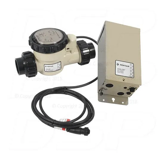 Pentair 523081 ICHLOR Salt Chlorine Generator | 30,000 Gallons