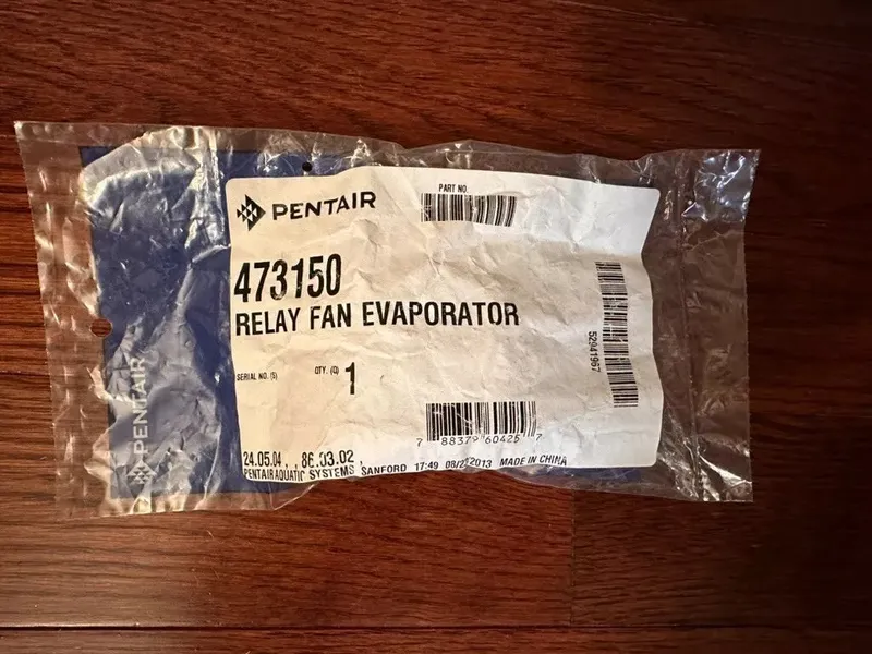 Pentair 473150Z Fan Relay