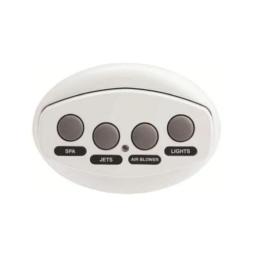 Pentair 521884 Pentair iS4 Spa-Side Remote Control | 4 Button Gray 50 ft Cable