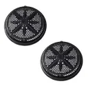 Pentair 500146 VGBA 8 Main Drain Cover/Short Ring DK Gry 2PK