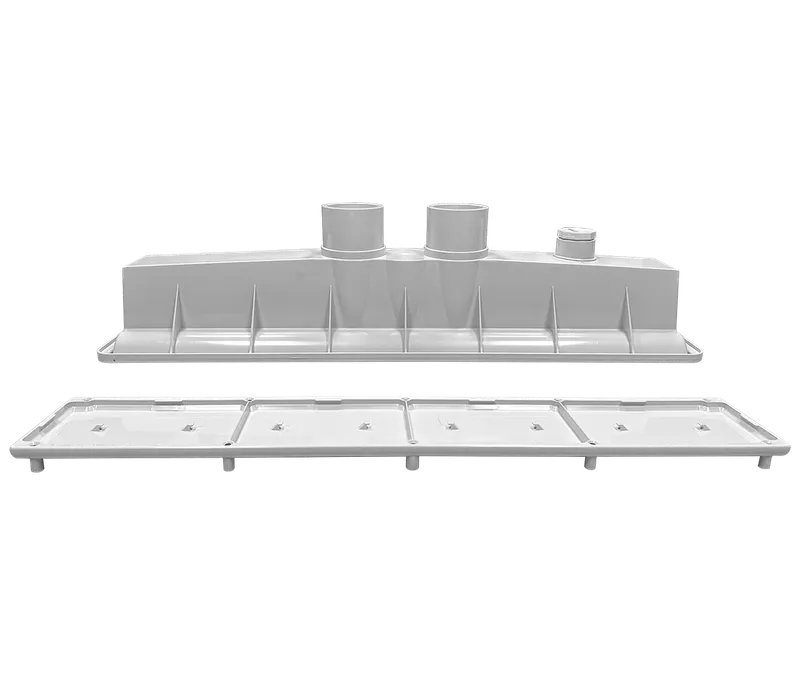 PENTAIR 289101 In-Floor AVSC Dual Suction Pebble Top Channel Drain Accepting 2.5 inches and 3 inches Pipe
