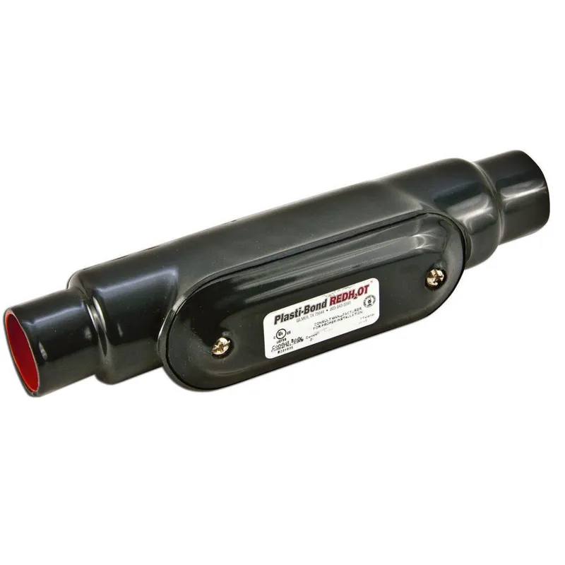 Conduit Body, 3/4", Type: C, Form 7 , PVC Coated