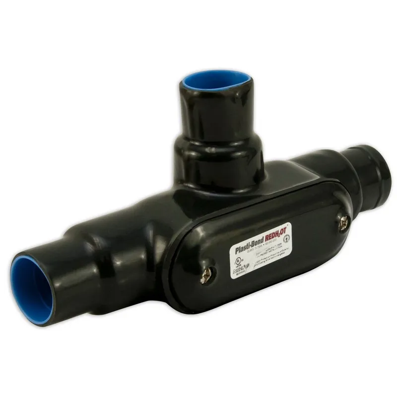 Conduit Body, 3/4", Type: T, Form 7 , PVC Coated