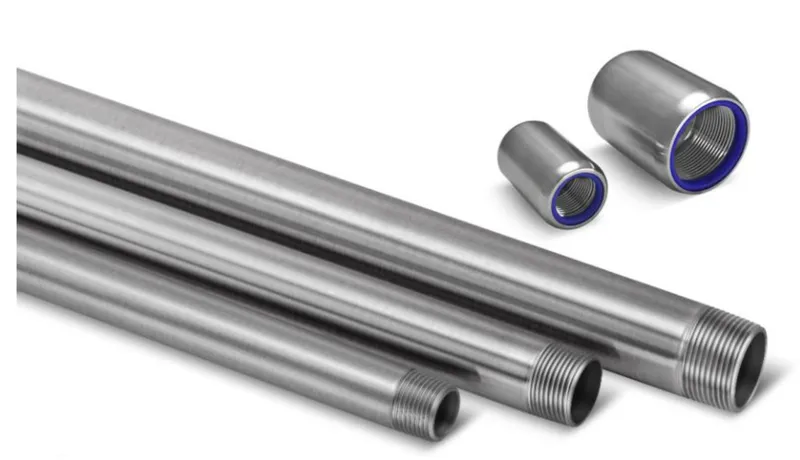 1" Type 316 Stainless Steel Rigid Hygenic Conduit, 10' Length