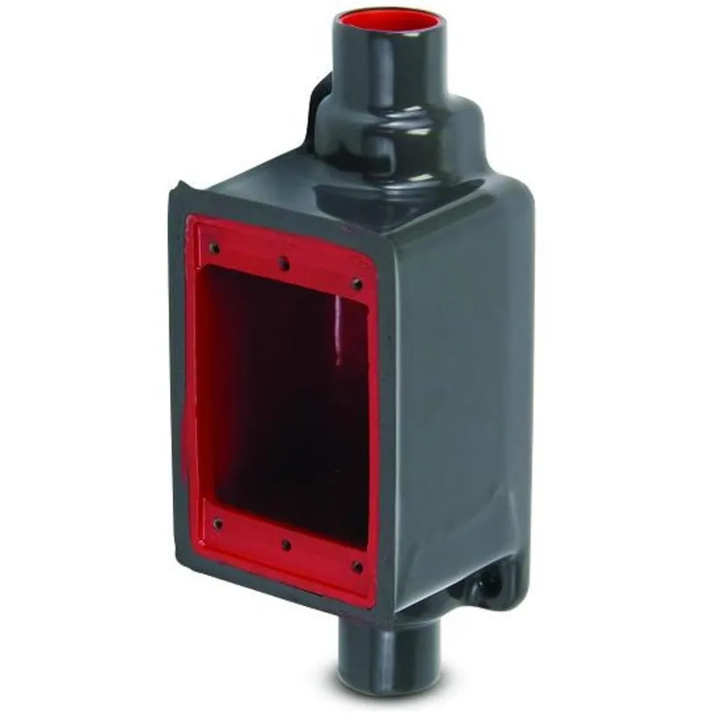 FDC Device Box, 1-Gang, 3/4", PVC Coated Steel