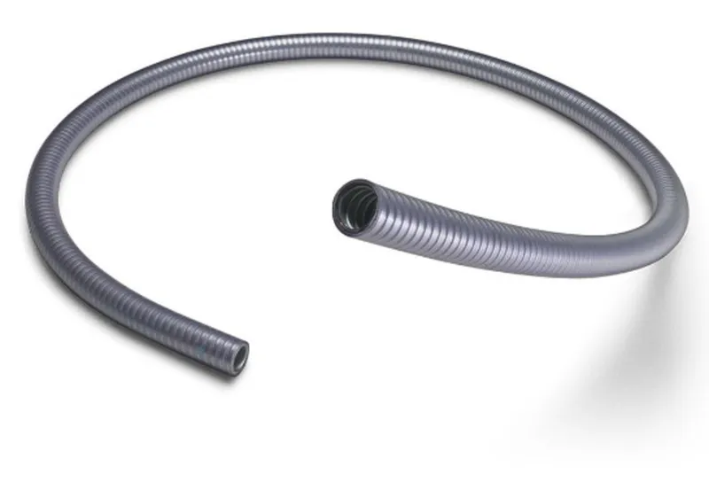 1/2" Liquidtight Stainless Steel Flex, Galvanized Core, Gray, 100' Coil