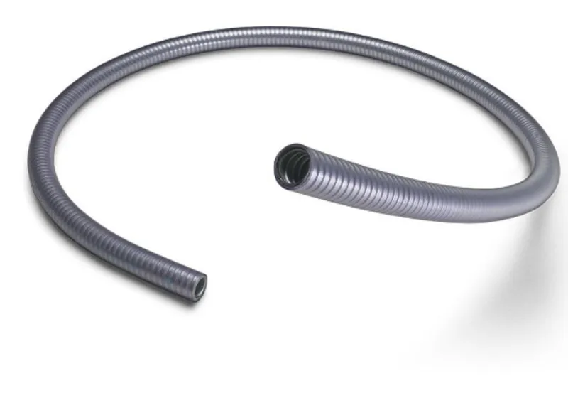 3/4" Liquidtight Stainless Steel Flex, Galvanized Core, Gray, 100' Coil