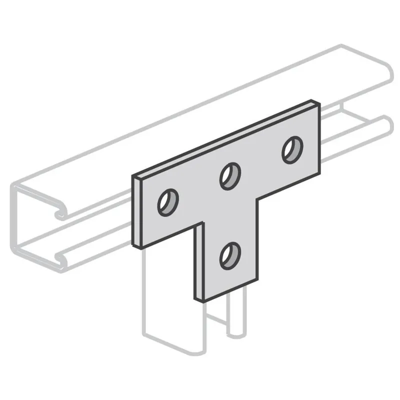 Tee Splice Plate, Steel/Hot Dip Galvanized