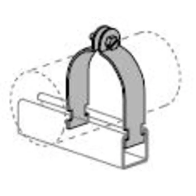 Rigid Strut Strap, 1/2", Stainless Steel