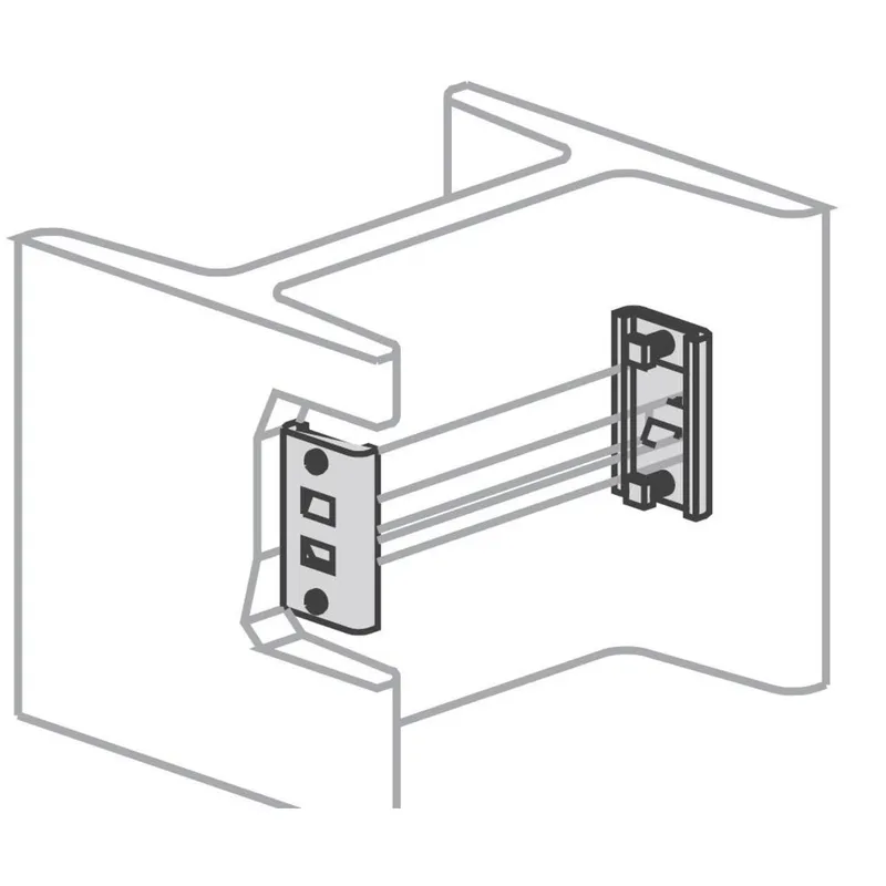Beam Clamp For Strut, 1", Steel/Galvanized