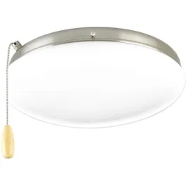 Progress Lighting 2-Light Universal Ceiling Fan Light Kit - Brushed Nickel