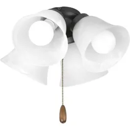 Progress Lighting AirPro 4-Light Ceiling Fan Light Kit - Graphite