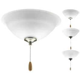 Progress Lighting Torino 2-Light Ceiling Fan Light Kit