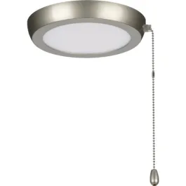 Progress Lighting AirPro LED Edgelit Universal Ceiling Fan Light Kit - 3000K - 120V - Painted Nickel