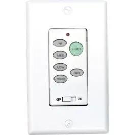 Progress Lighting AirPro Ceiling Fan Wall Control - White