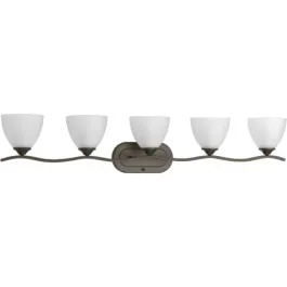 Progress Lighting Laird 5-Light Bath Vanity Light - 120V - Antique Bronze