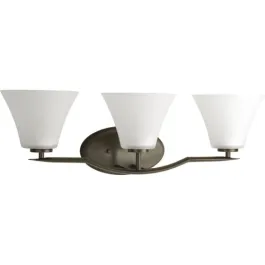 Progress Lighting Bravo 3-Light Bath Vanity Light - 120V - Antique Bronze
