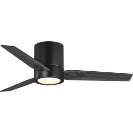 Progress Lighting Braden 44" 3-Blade LED Ceiling Fan - Reversible Blades - 3000K - 120V - Black