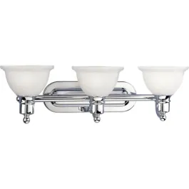 Progress Lighting Madison 3-Light Bath Vanity Light - 120V - Polished Chrome