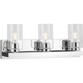 Progress Lighting Goodwin 3-Light Bath Vanity Light - 120V - Polished Chrome