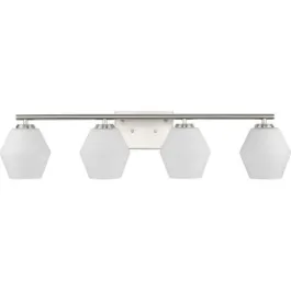 Progress Lighting Copeland 4-Light Bath Vanity Light - 120V - Brushed Nickel