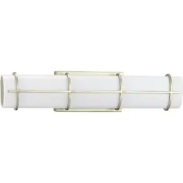 Progress Lighting Grid 22" Linear LED Bath Vanity Light - 3000K - 120V - Silver Ridge