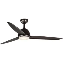 Progress Lighting Oriole 60" 3-Blade LED Ceiling Fan - 3000K - 120V - Architectural Bronze