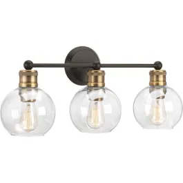 Progress Lighting Hansford 3-Light Bath Vanity Light - 120V - Antique Bronze