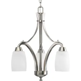 Progress Lighting Wisten 3-Light Chandelier - 120V - Brushed Nickel