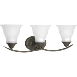 Progress Lighting Trinity 3-Light Bath Vanity Light - 120V - Antique Bronze