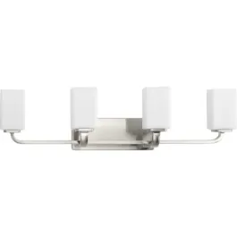 Progress Lighting Cowan 4-Light Bath Vanity Light - 120V - Brushed Nickel