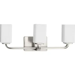 Progress Lighting Cowan 3-Light Bath Vanity Light - 120V - Brushed Nickel