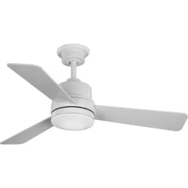 Progress Lighting Trevina II 44" 3-Blade LED Ceiling Fan - 3000K - 120V - Satin White
