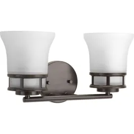 Progress Lighting Cascadia 2-Light Bath Vanity Light - 120V - Antique Bronze