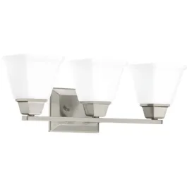 Progress Lighting Clifton Heights 3-Light Bath Vanity Light - 120V - Brushed Nickel