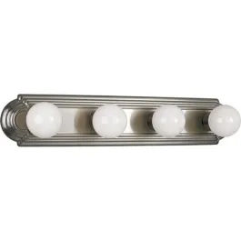 Progress Lighting Broadway 4-Light Bath Vanity Light - 120V - Brushed Nickel