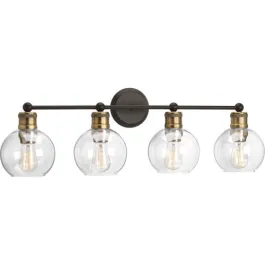 Progress Lighting Hansford 4-Light Bath Vanity Light - 120V - Antique Bronze