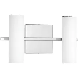 Progress Lighting Colonnade 2-Light LED Bath Vanity Light - 3000K - 120V - Polished Chrome