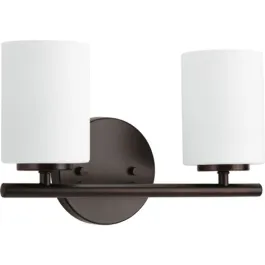 Progress Lighting Replay 2-Light Bath Vanity Light - 120V - Antique Bronze